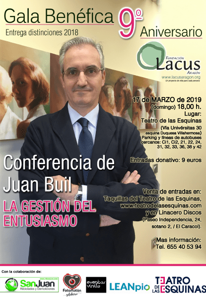 Ir a La Fundación Lacus Aragón celebra la gala de su 9º aniversario