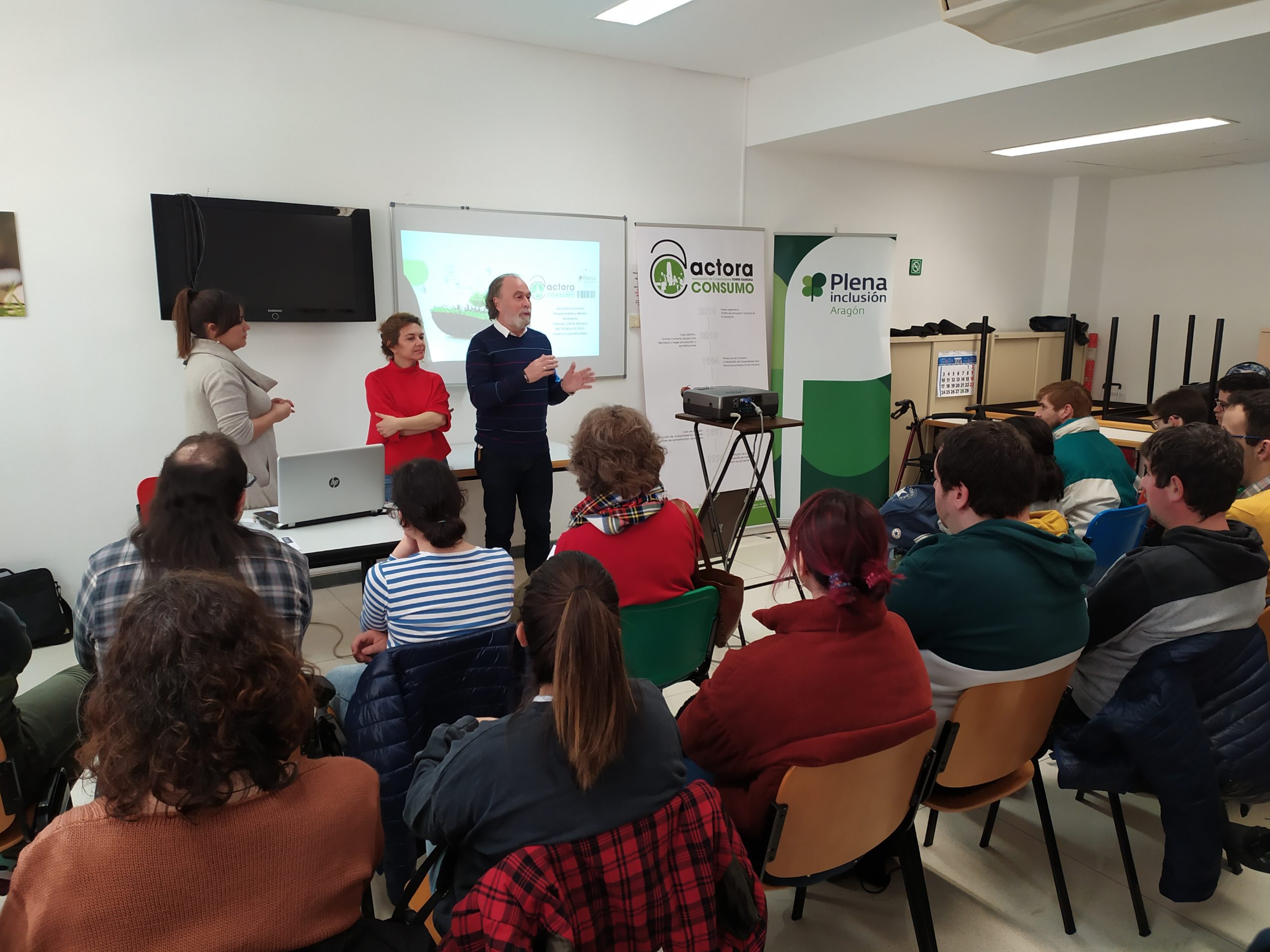 Ir a Las actividades de Plena inclusión Aragón en torno a los ODS se abren con una charla sobre consumo responsable