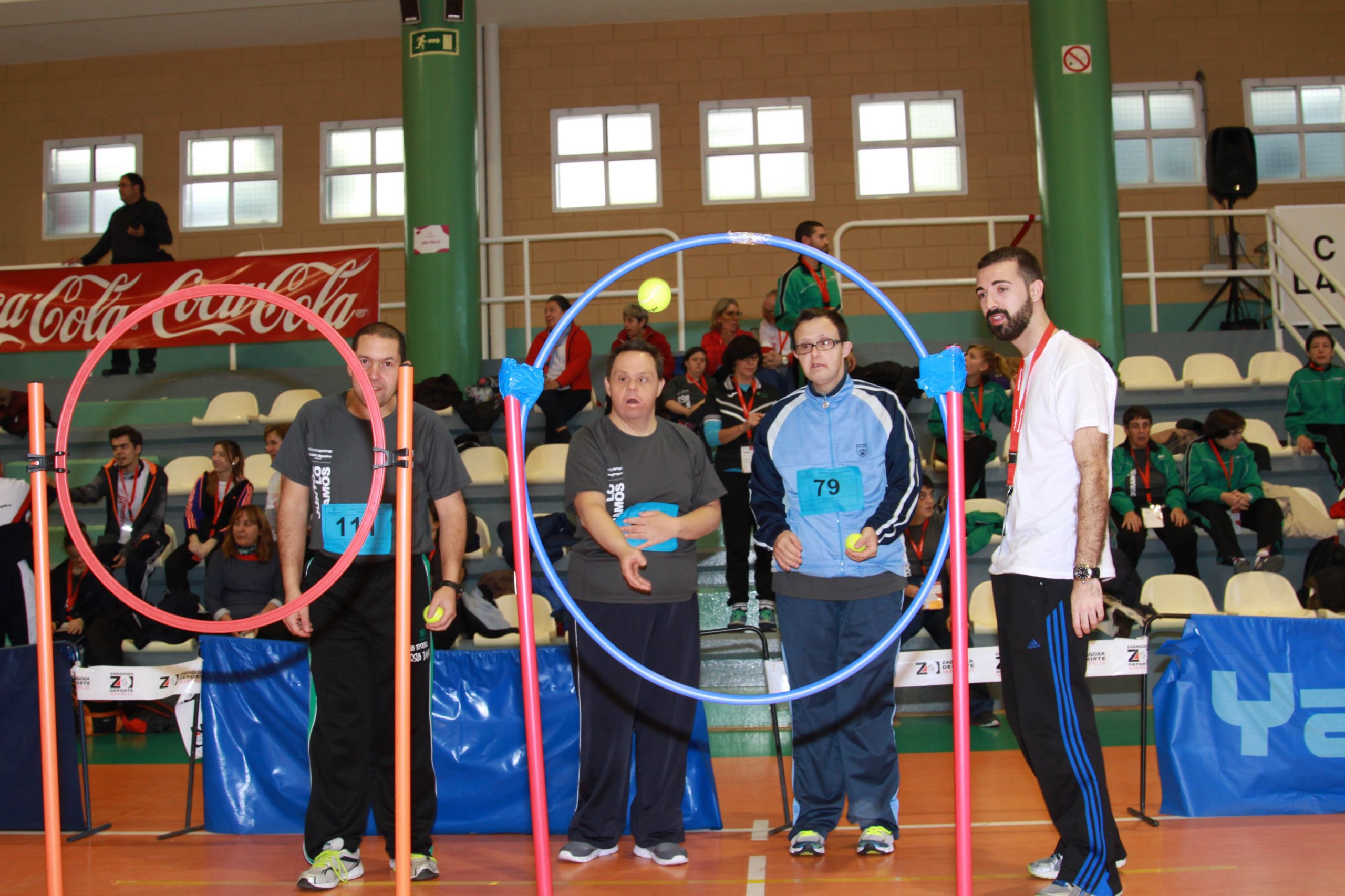 Ir a Adispaz ejerce este sábado como anfitriona del torneo provincial de pruebas motrices de Special Olympics Aragón