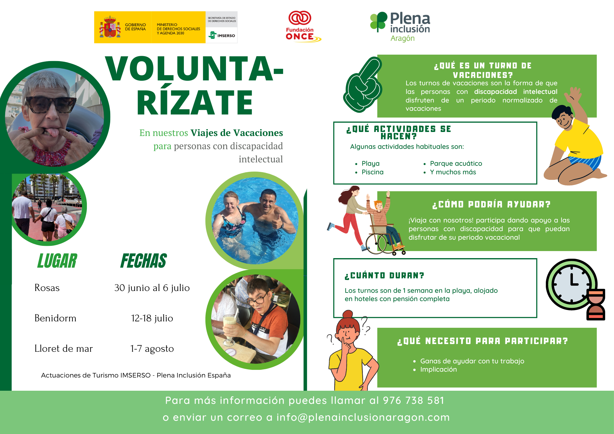 Ir a ¡Voluntarízate! Este verano, vente a la playa con Plena inclusión Aragón
