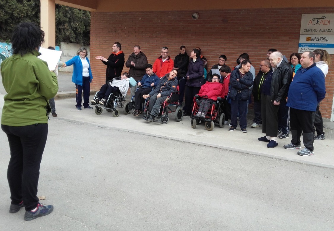 Ir a Las personas con discapacidad intelectual en Aragón se manifiestan el día de la mujer por la igualdad
