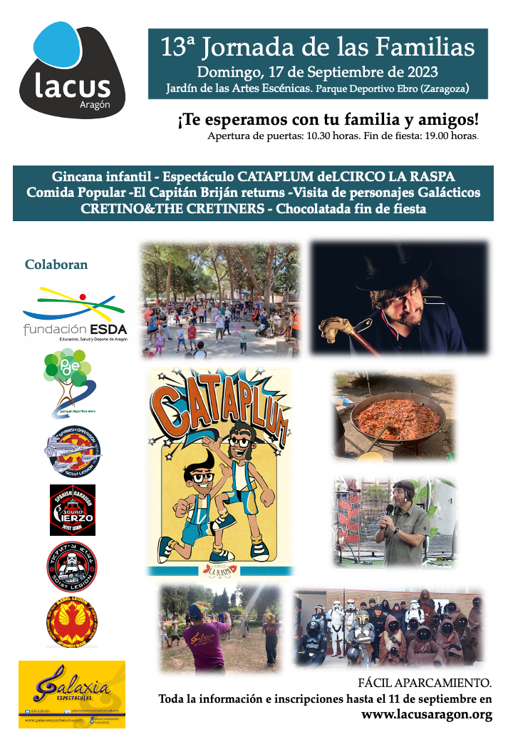 Ir a Ya puedes apuntarte a la XIII Jornada de las Familias de Lacus Aragón