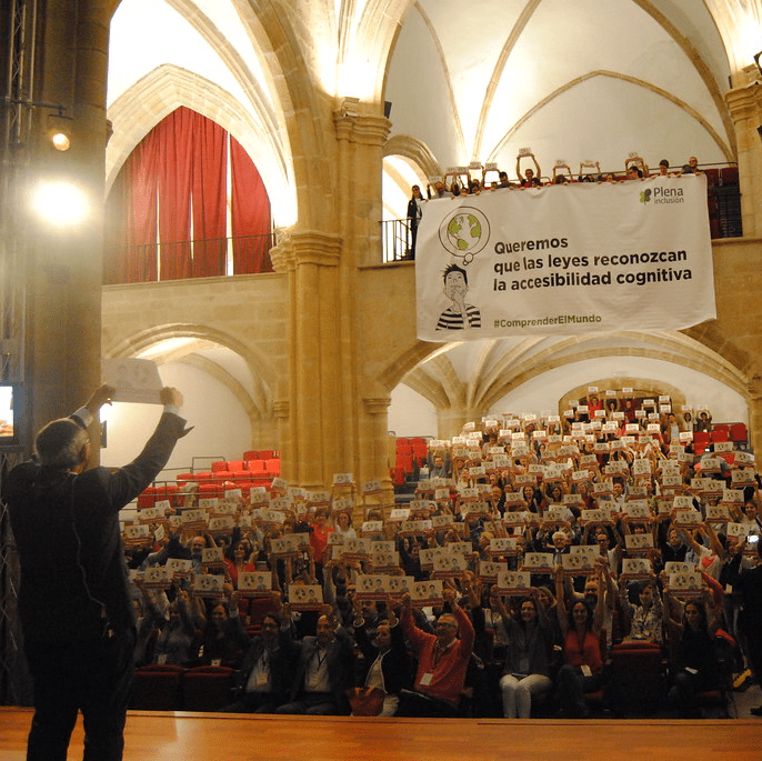 Ir a Plena inclusión reivindica el reconocimiento legal explícito del derecho a la accesibilidad cognitiva para 270.000 de personas con discapacidad intelectual y del desarrollo