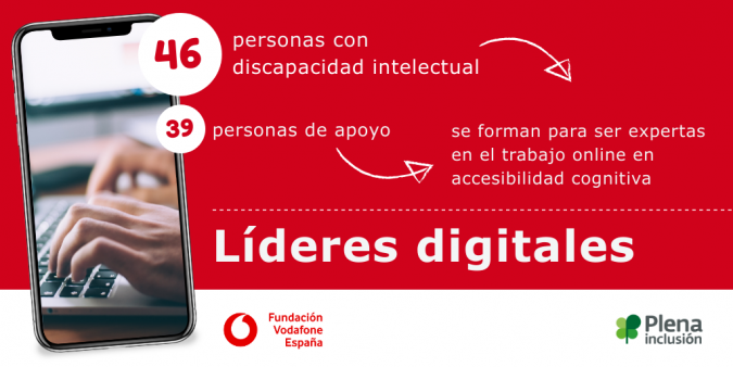 Ir a 46 personas con discapacidad intelectual se forman para ser líderes digitales en accesibilidad cognitiva