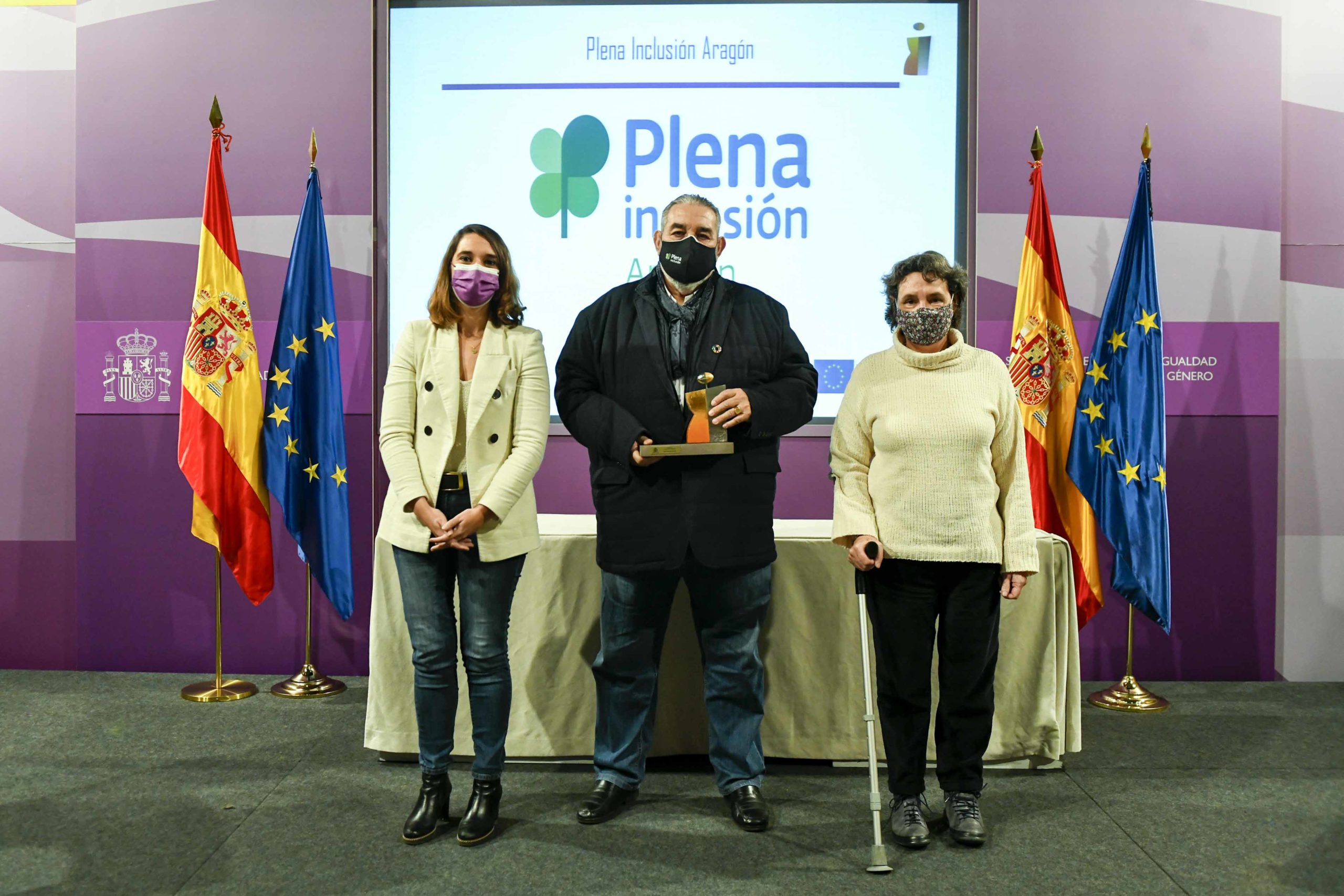 Ir a Plena inclusión Aragón recibe el Distintivo de Igualdad en la Empresa del Ministerio de Igualdad