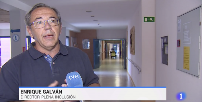 Ir a Plena inclusión explica en el Telediario de TVE las consecuencias de la pandemia para los centros y servicios de personas con discapacidad intelectual