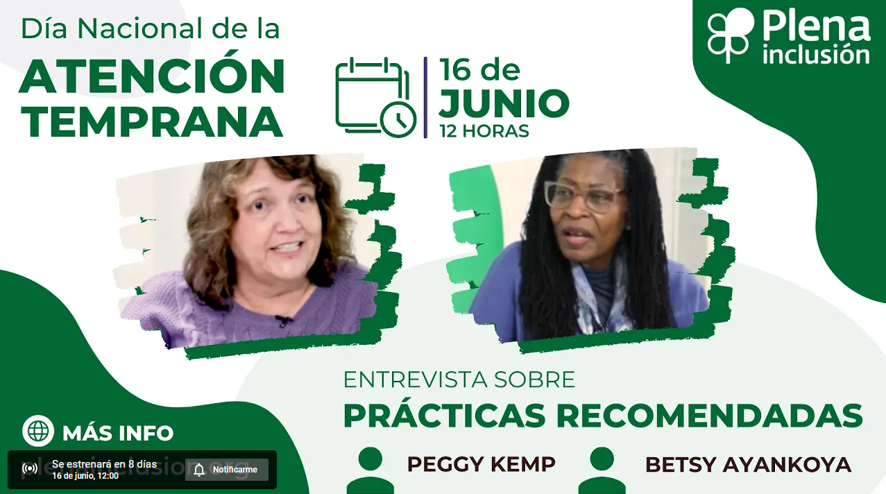 Ir a Celebramos el Día Nacional de la Atención Temprana con el estreno de una entrevista a dos expertas norteamericanas