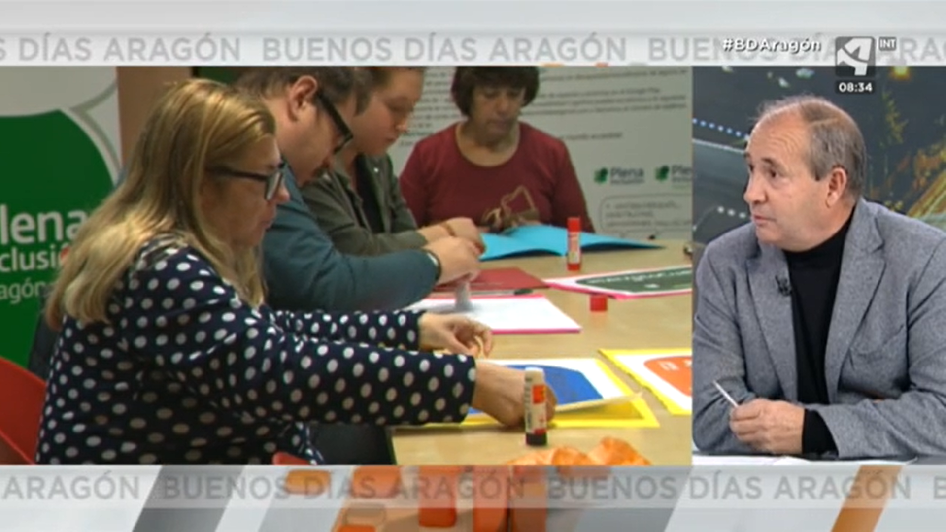 Ir a Entrevista al presidente de Plena inclusión Aragón en 'Buenos días Aragón'