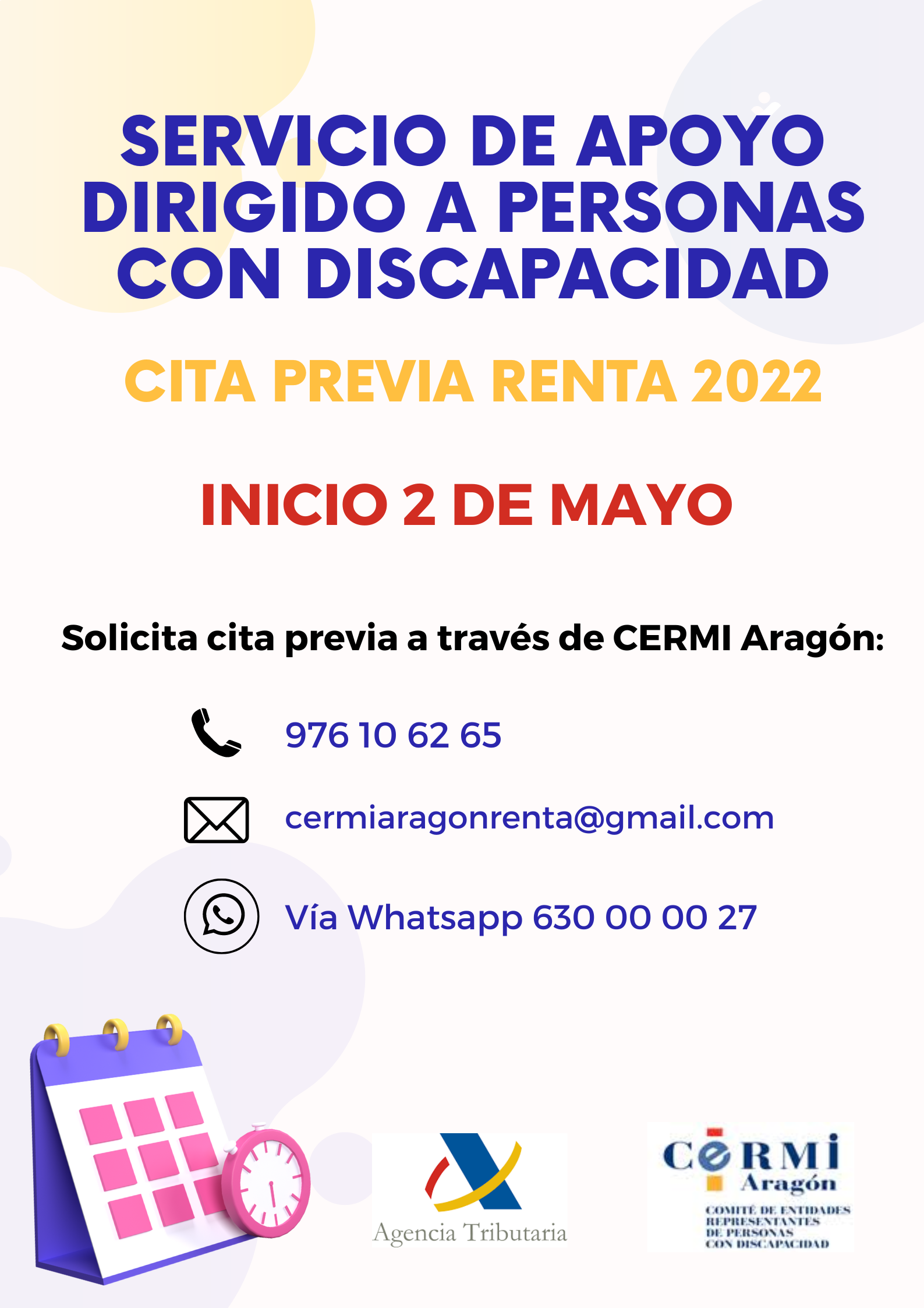 Ir a CERMI Aragón ofrece un servicio de apoyo a personas con discapacidad para hacer la declaración de la renta