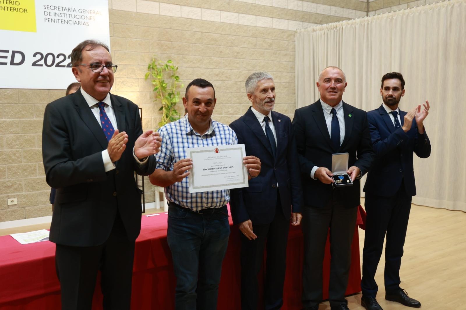 Ir a Medalla de oro para el apoyo de Plena inclusión a las personas con discapacidad intelectual en prisiones