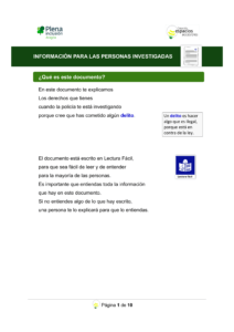 Ir a Información para las personas investigadas