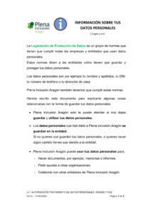Ir a Información sobre tus datos personales