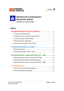Ir a Solicitud de escolarización educación infantil