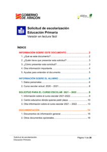 Ir a Solicitud de escolarización educación primaria
