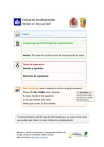 Ir a Cédula de emplazamiento