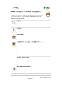 Ir a ACTA CREANDO ESPACIOS ACCESIBLES