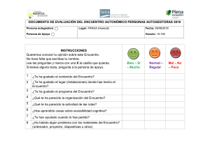 Ir a DOCUMENTO DE EVALUACIÓN DEL ENCUENTRO AUTONÓMICO PERSONAS AUTOGESTORAS 2018