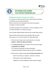 Ir a INFORMACIÓN SOBRE TUS DATOS PERSONALES