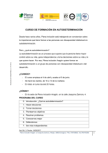 Ir a CURSO DE FORMACIÓN DE AUTODETERMINACIÓN