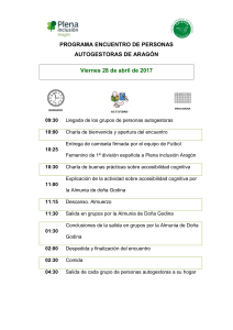 Ir a PROGRAMA ENCUENTRO DE PERSONAS AUTOGESTORAS