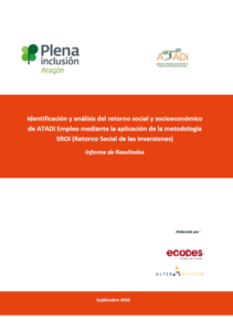 Ir a Informe SROI del retorno social y socioeconómico de ATADI Empleo