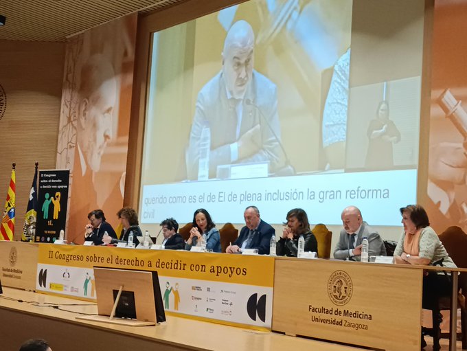 Mesa de inauguración del congreso de Liber en Zaragoza