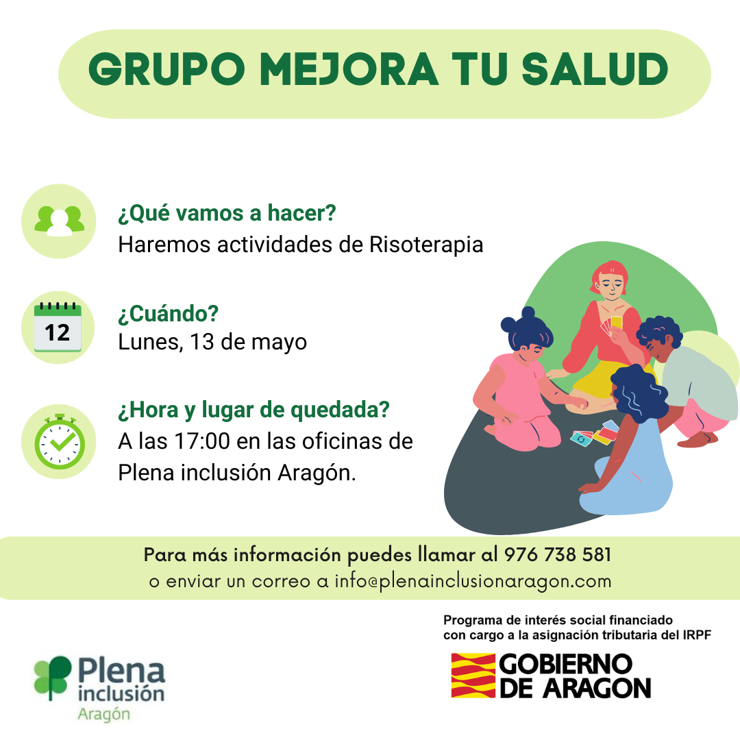 Ir a Grupo mejora tu salud. Risoterapia