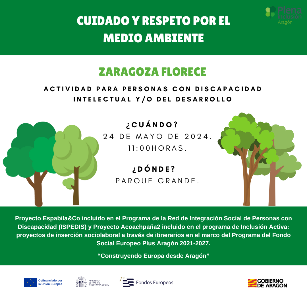 Ir a Cuidado y respeto por el medio ambiente: Zaragoza Florece