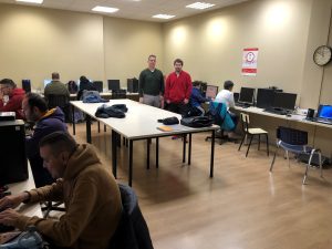 Una formación anterior sobre competencias digitales impartida por Plena inclusión Aragón en Calatayud.