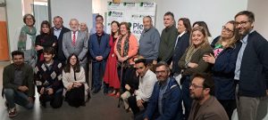 Los y las gerentes de Plena inclusión y sus federaciones autonómicas, en la reunión de Zaragoza, junto la consejera Carmen Susín.