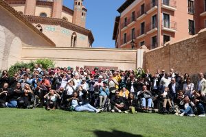 Participantes en el XXIII Encuentro Autonómico de Personas Autogestoras con Discapacidad Intelectual de Plena inclusión Aragón