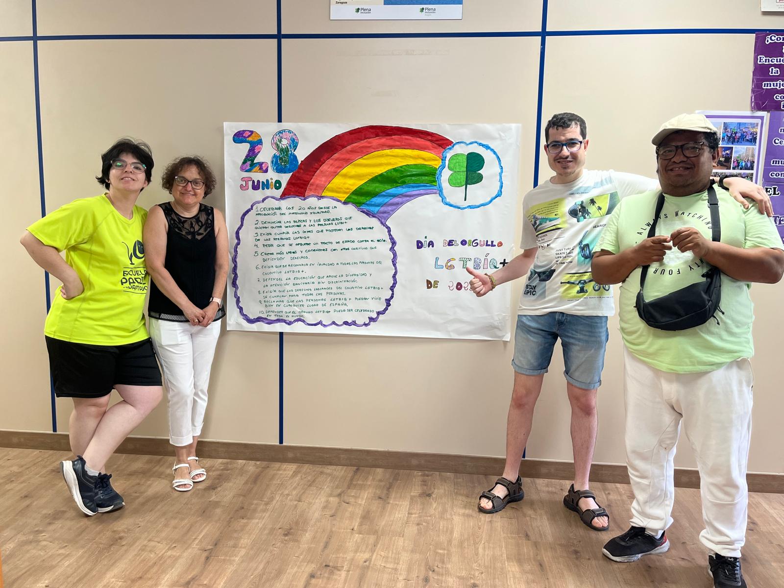 Ir a Plena inclusión y la FELGTBI+ publican un decálogo de reivindicaciones en Lectura fácil por el Día del Orgullo