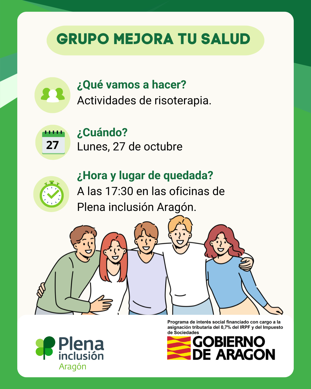 Ir a Taller de risoterapia