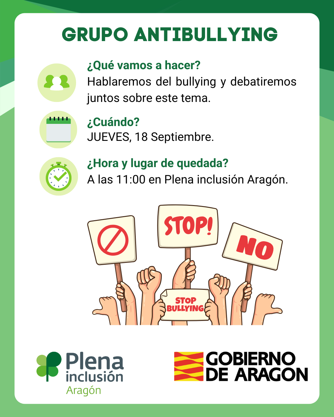 Ir a Primera sesión del Grupo Antibullying