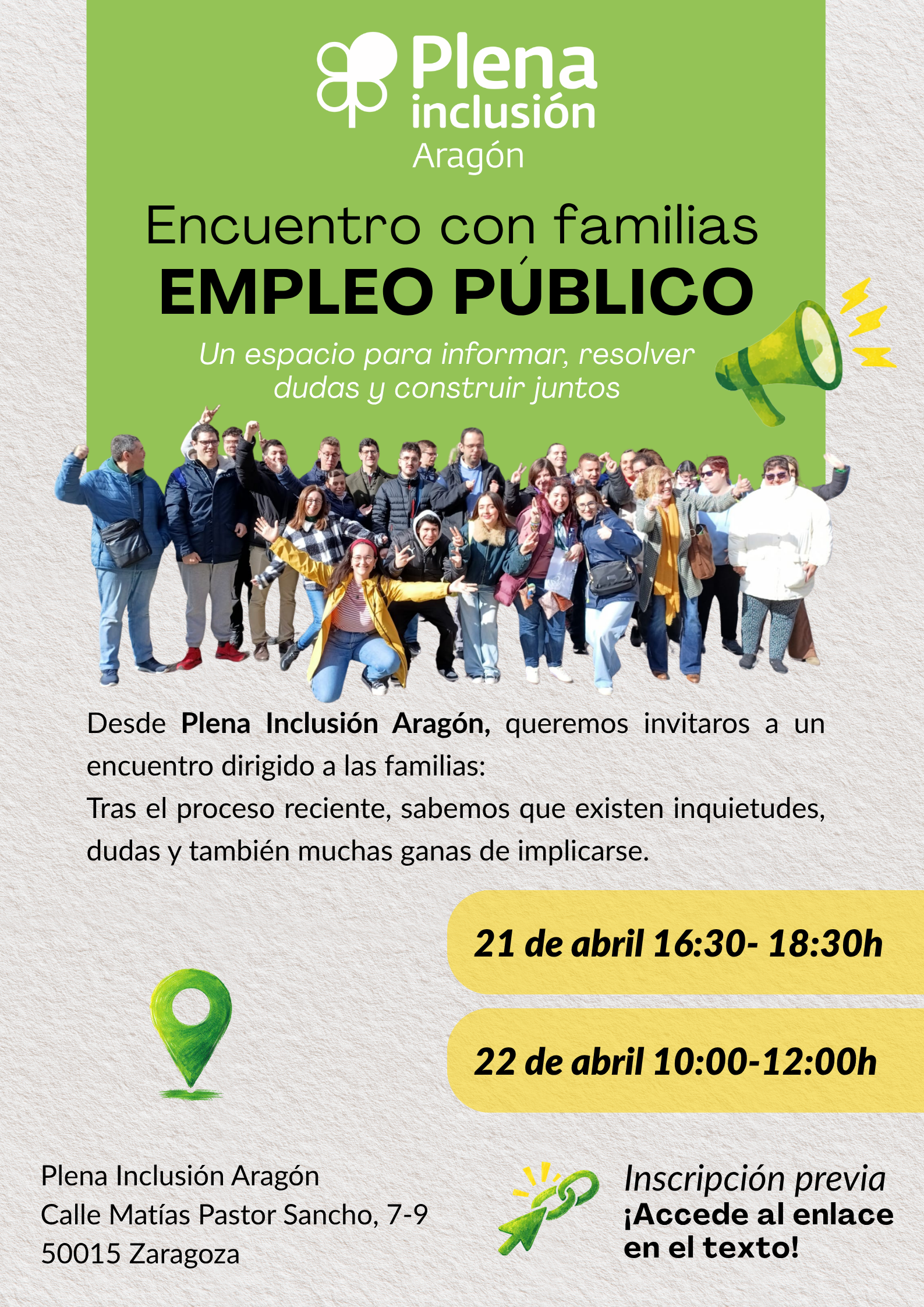 Ir a Encuentro con familias: empleo público