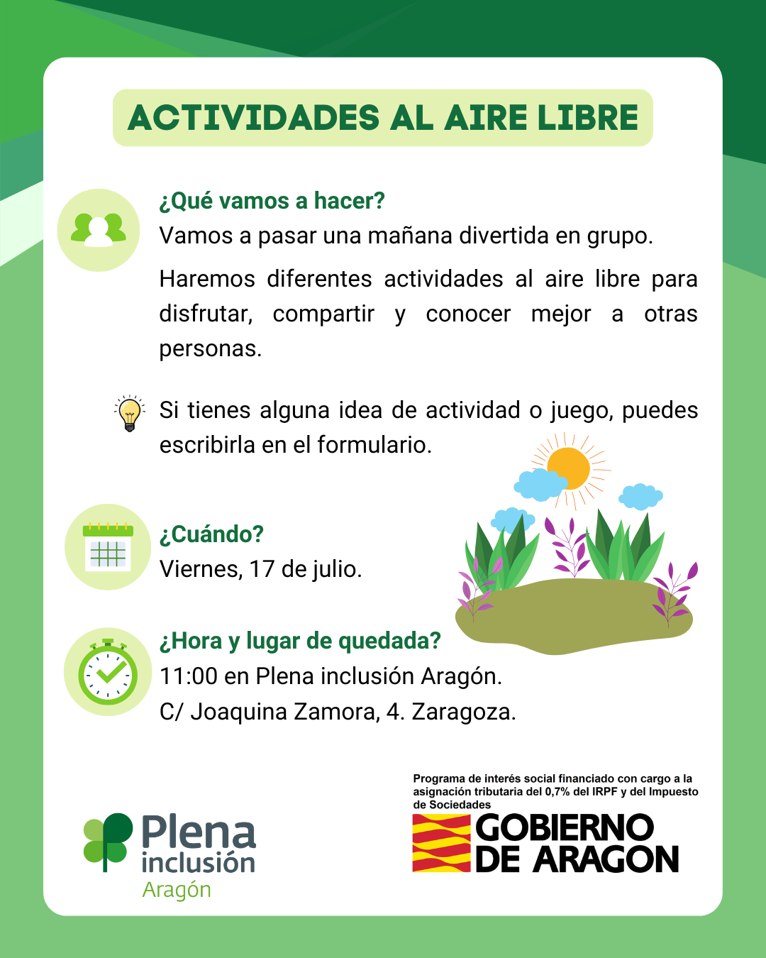 Ir a Actividades al aire libre