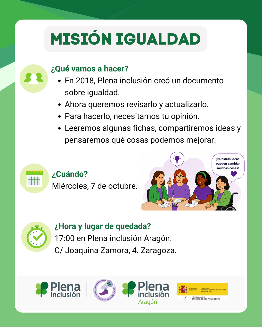 Ir a Misión igualdad