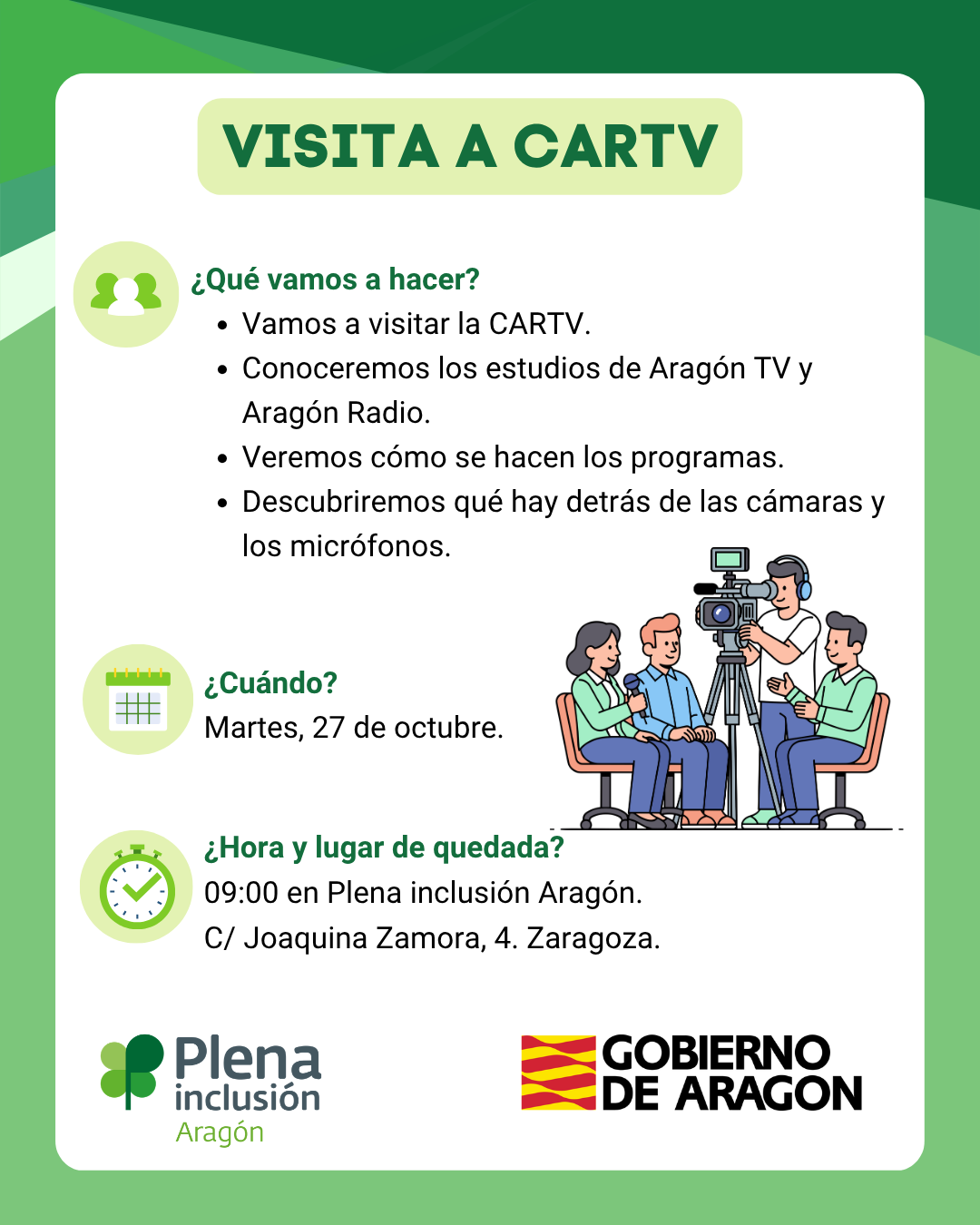Ir a Visita a Aragón TV y Aragón Radio