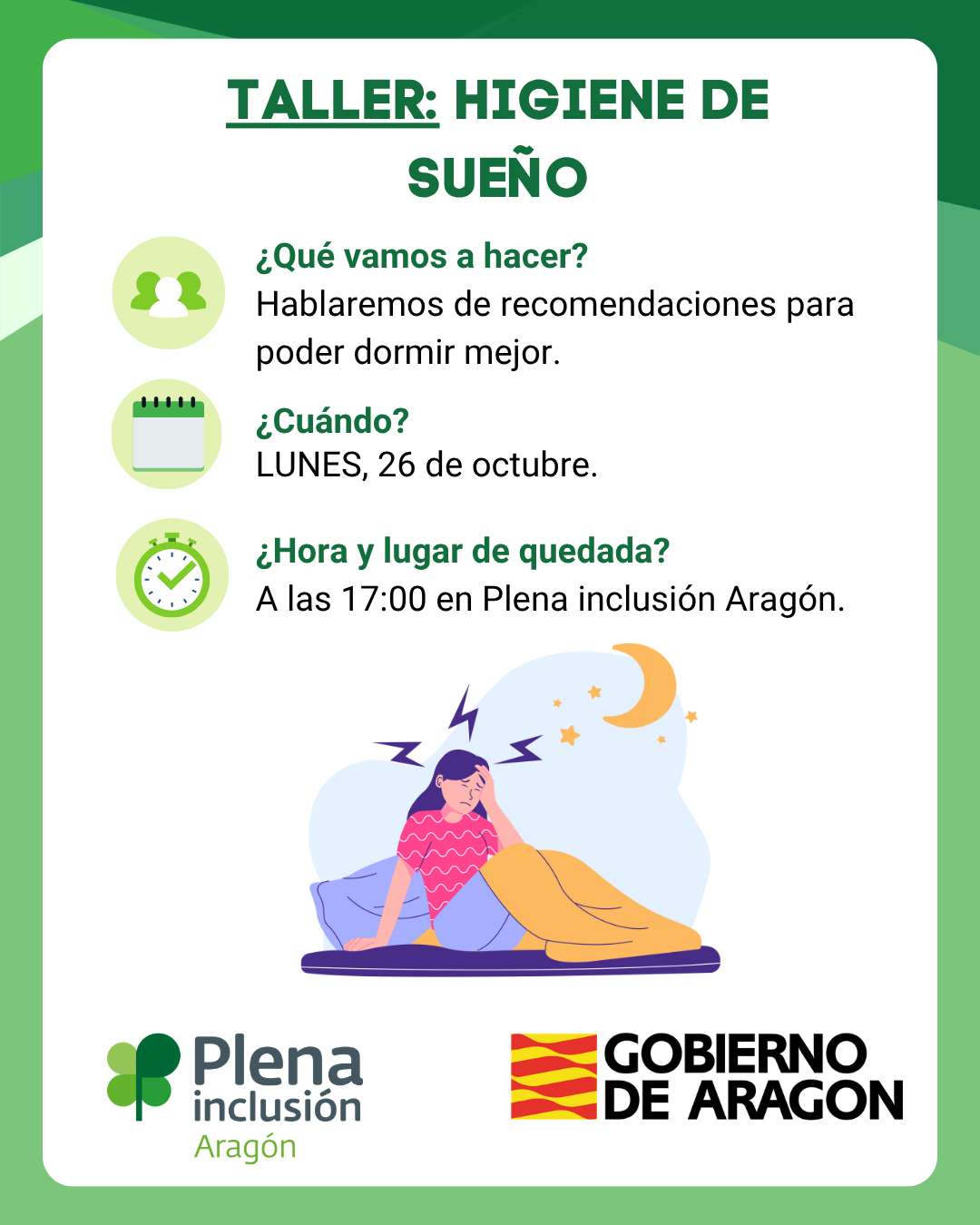 Ir a Taller de higiene del sueño